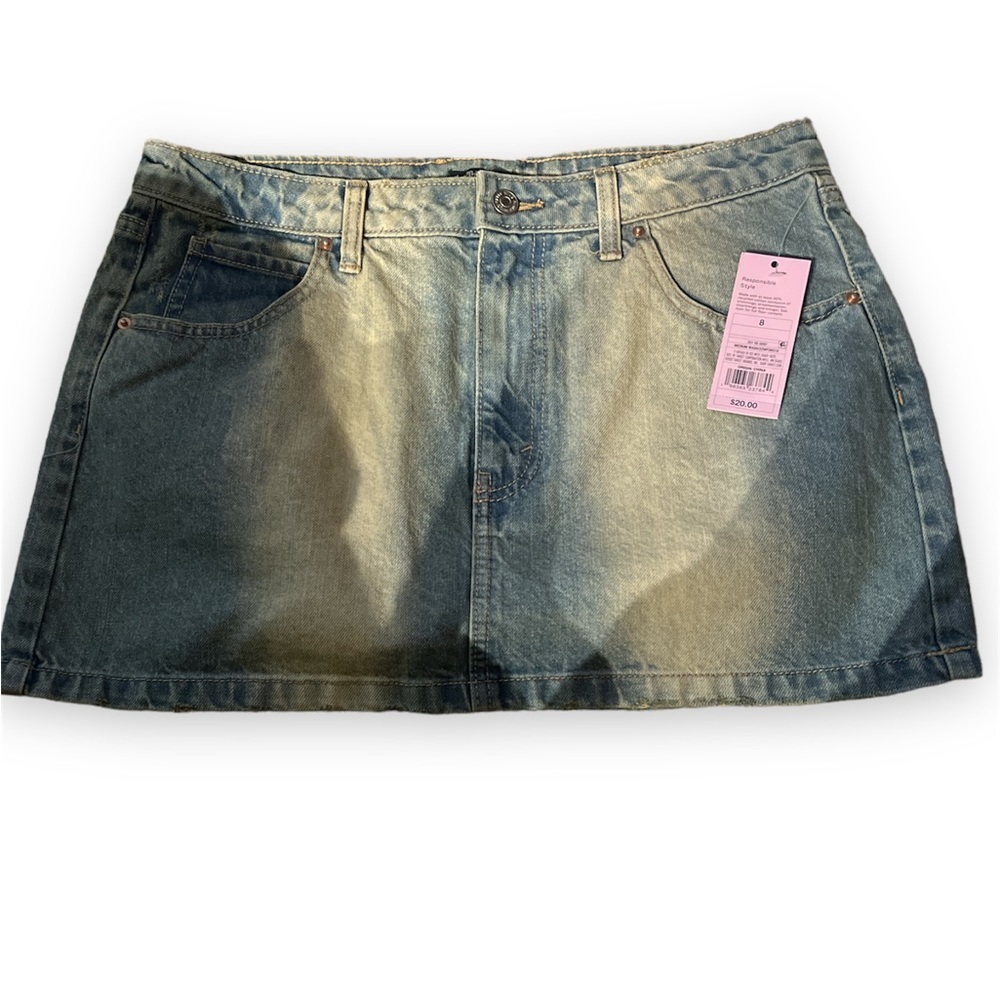 Wild fable‎ denim jean mini skirt